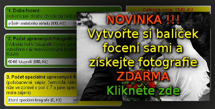 novinka online kalkul�tor ceny focen� svatby