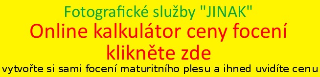 fotografov�n� plesu JINAK - kalkul�tor