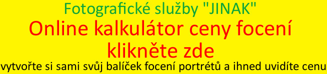 svatebn� fotograf JINAK - kalkul�tor